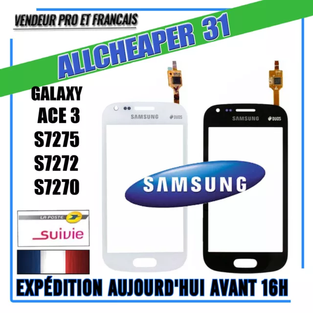 VITRE ÉCRAN TACTILE SAMSUNG GALAXY ACE 3 S7270 S7272 S7275 +  kit outils