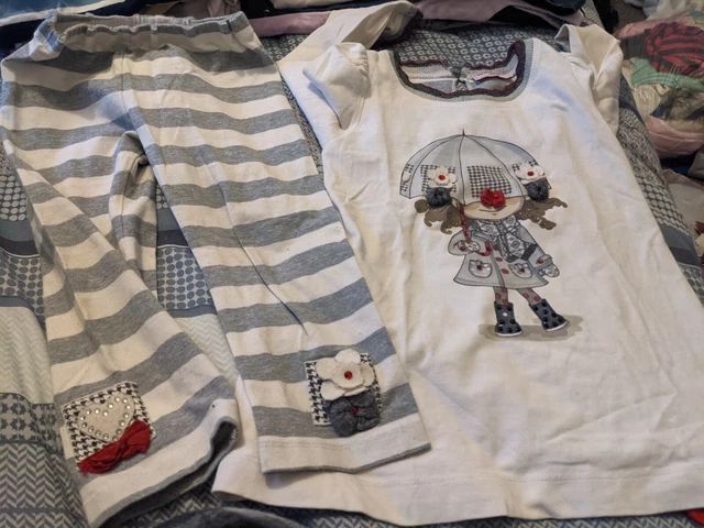 Splendido set ombrello e leggings Monnalisa giorni di pioggia (24 mesi)
