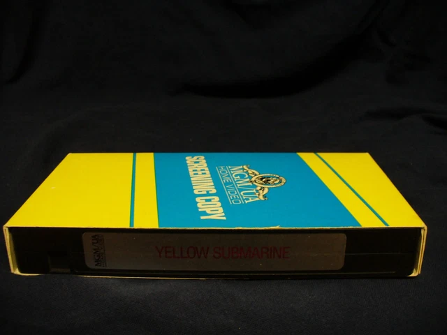 YELLOW SUBMARINE (1968) Screening Copy VHS Tape £17.75 - PicClick UK