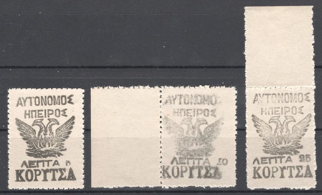 Greece Epirus Korytsa issue MNG Superb.