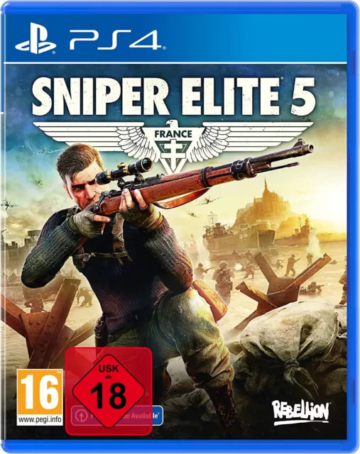 Sniper Elite 5 - PS4 Playstation 4 + PS5 Upgrade - NEU OVP