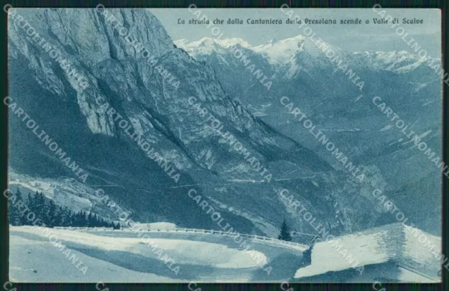 Bergamo Strada della Cantoniera della Presolana cartolina VK3745