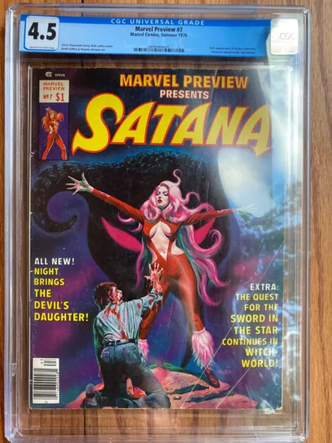 Marvel Preview #7 CGC 4.5 Rare/Key Comic 1976 1st appearance Rocket Raccoon!!