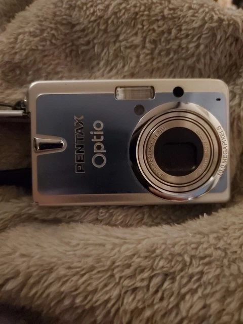 Pentax Optio S10 10.0 MP Digital Camera - Silver, includes charger