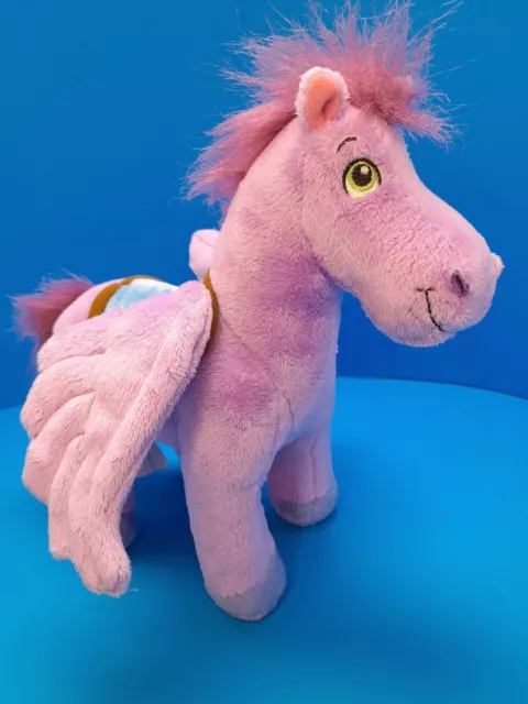Disney Sofia the First Minimus Purple Pegasus Horse Plush Stuffed Animal 9"