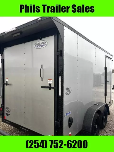 2024 Continental Cargo NEW 7X16 V-NOSE ENCLOSED TRAILER UTV TRAILER CARGO 16.00