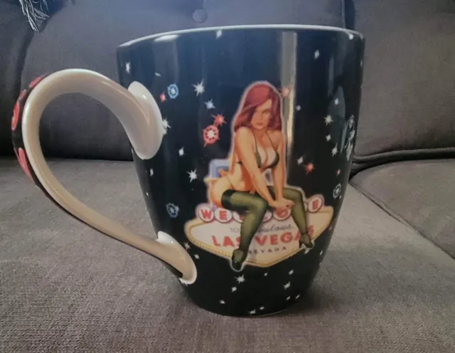 Vintage Las Vegas 3 Show Girls Coffee Cup Mug