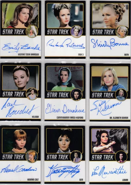 2016 Star Trek ToS 50th Anniversary Auto Autograph Card Selection