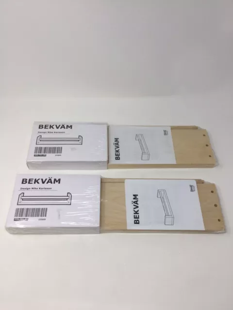 Ikea Bekvam Design Nike Karlsson Spice Rack - Set Of 2 ~ New