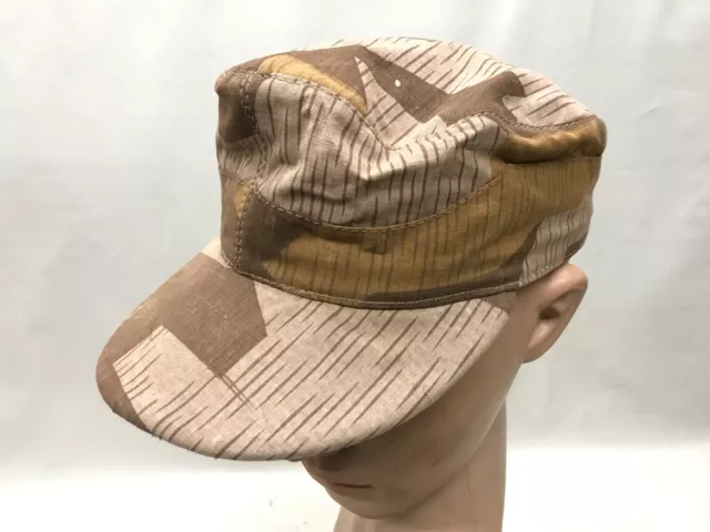 Africa Protezione Campo 59 Tropici Cappello Mimetico Wehrmacht Luftwaffe Hg Div