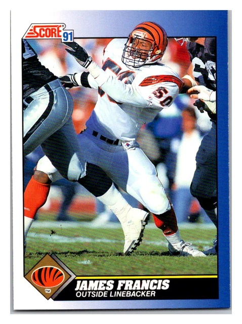 1991 SCORE FOOTBALL 50 James Francis Cincinnati Bengals EUR 1,38