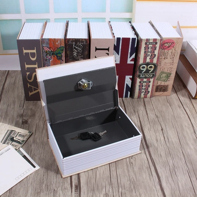 Diccionario Libro Caja de Seguridad Secreta Caja de Seguridad Dinero Efectivo Joyería Caja de Cierre con 2 K YA