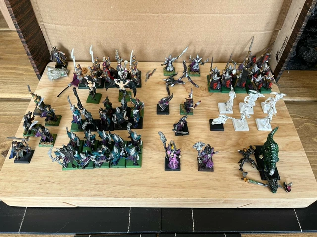 WFB Warhammer Dark Elf Starter Army Games Workshop OLDHAMMER Shades Khaine GW