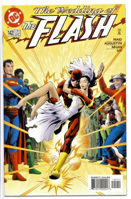FLASH Vol.2 #142(10/98)WEDDING OF WALLY WEST/LINDA PARK(JLA/NIGHTWING)CGC IT(9.8