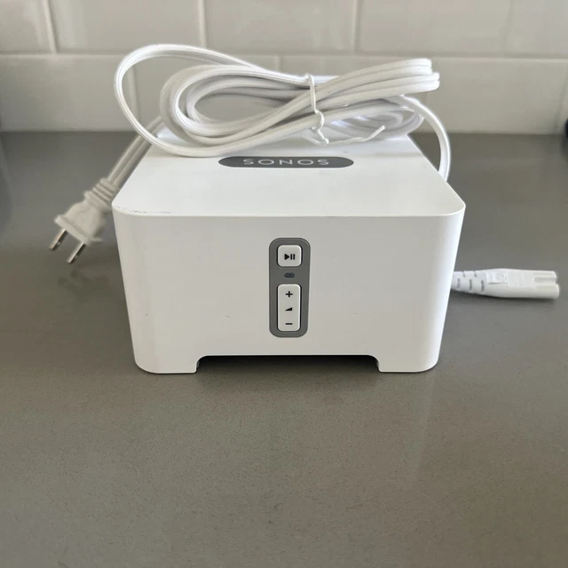 Sonos Connect Smart Wireless Stereo Adaptor - White Sonos Connect Smart Wireless Stereo Adaptor - White