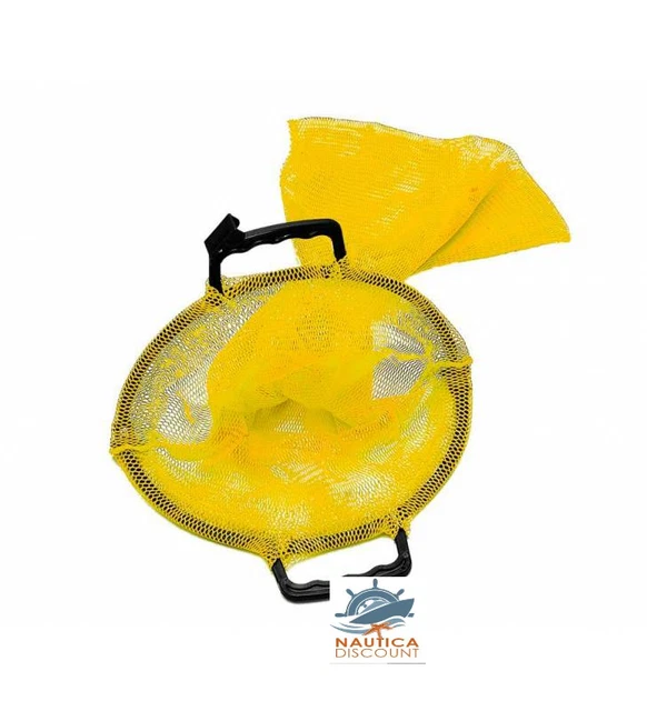 Accessorio Pesca Subacquea Sacca Portapesci SEAC Con Rete A Sgancio Rapido - 60x30 Cm, Manici Rigidi, Leggera E Pratica Per Subacquea Accessori Nuoto Piscina