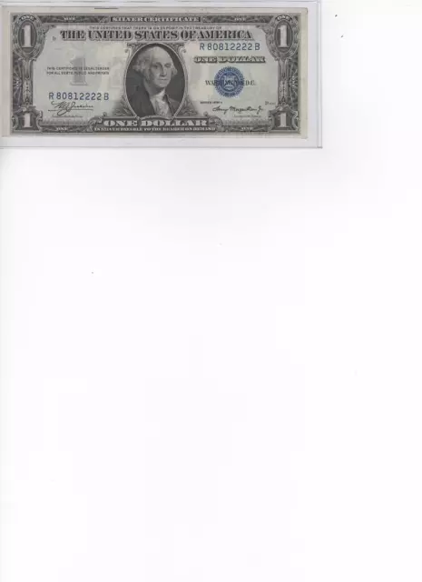 1935 A $1 Silver Certificate Blue Seal/Unc/Gem/Crisp!