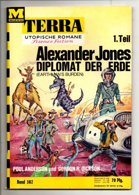 Terra SF 382 Alexander Jones Diplomat der Erde/1*1965 P. Anderson/G. Dickson  Z2