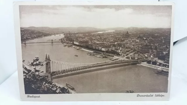 New Vintage Postcard Budapest Hungary A View of The Danube