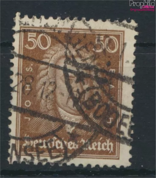 Allemand Empire 396 oblitéré 1926 Johann s. bach (9680250