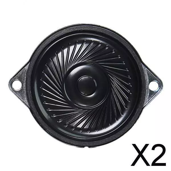 2X Speaker Ultra-thin Diagonal Screw Hole 8ohm 2w Magnetic Inside Iron