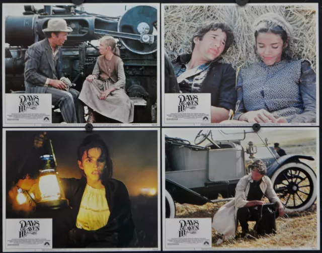 Days Of Heaven 1978 Original 11X14 Mint Lobby Card Set Richard Gere Brooke Adams