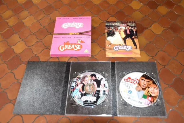 Coffret 2 Dvd Grease 1 & 2 Olivia Newton-John Travolta Michelle Pfeiffer