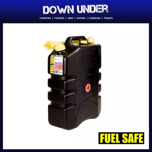 Fuel Safe 20L Black Jerry Can