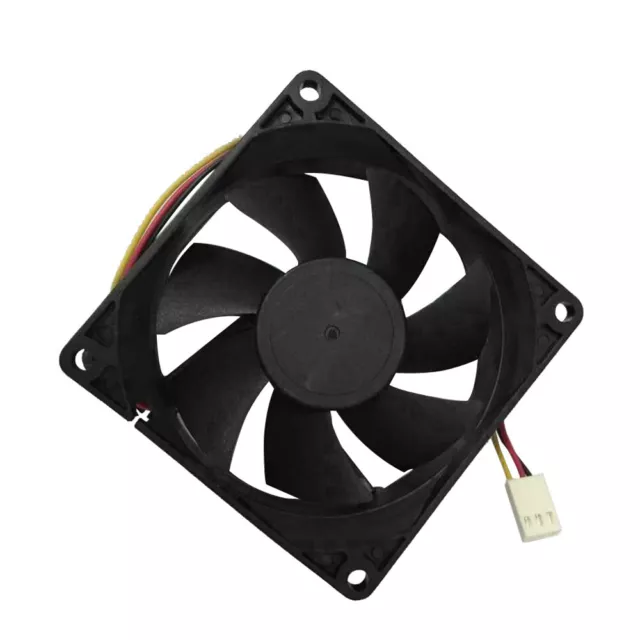 Quiet 8cm/80mm/80x80x25mm 12V Computer/PC/CPU Silent Cooling Case Fan 3