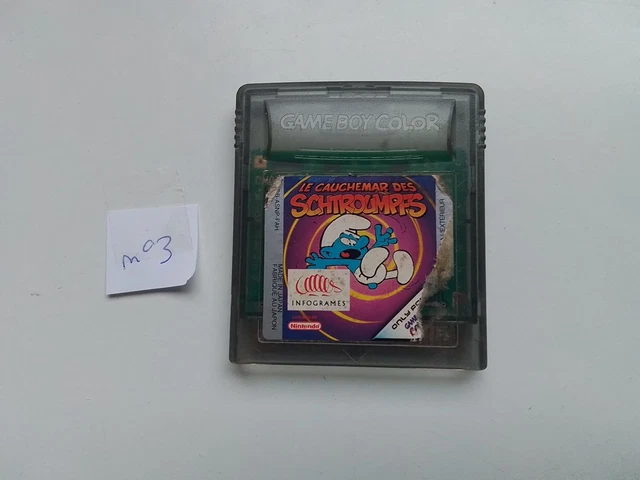 Le Cauchemar Des Schtroumpfs Sur Game Boy Color – Neuf Scellé, Très Rare (PAL)