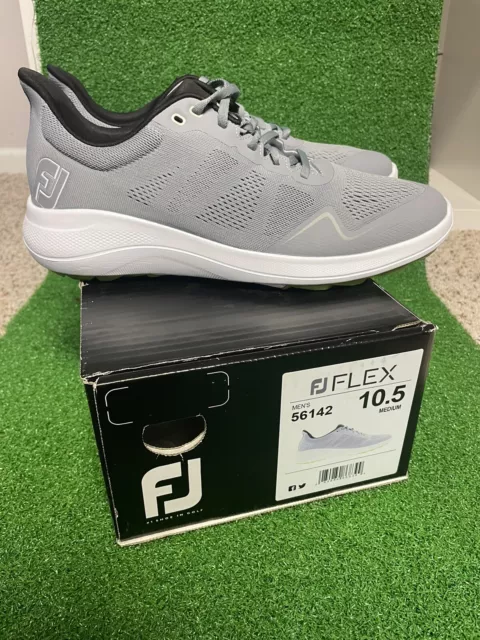 FOOTJOY MEN'S FJ Flex Spikeless Golf Shoes 56142 US 10.5 Medium $56.99 ...