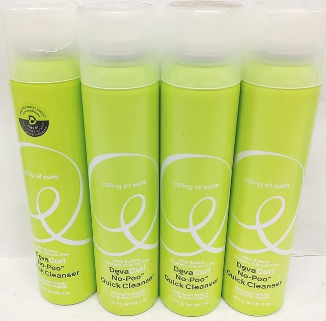 Deva Curl No Poo Quick Cleanser 5 oz  Lot of  4 As pictured 🌸Free shipping