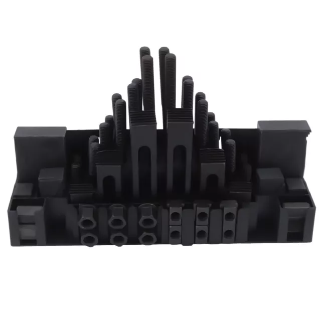 58* M12 14mm T-Slot Step Clamping Block Kit Set for Mental Drilling Milling