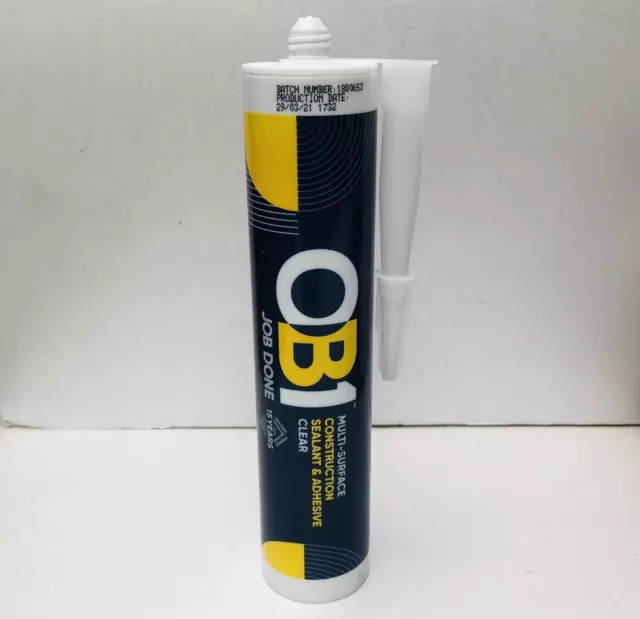 OB1 Clear Multi Surface Construction Sealant & Adhesive