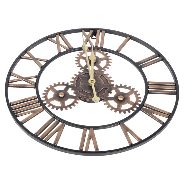 Horloge Vintage Américaine D'art En Fer Équipement Horloges Numériques Décor