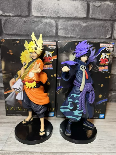 Anime Naruto Shippuden Uzumaki Naruto Uchiha Sasuke Figure set of 2 Japan 3