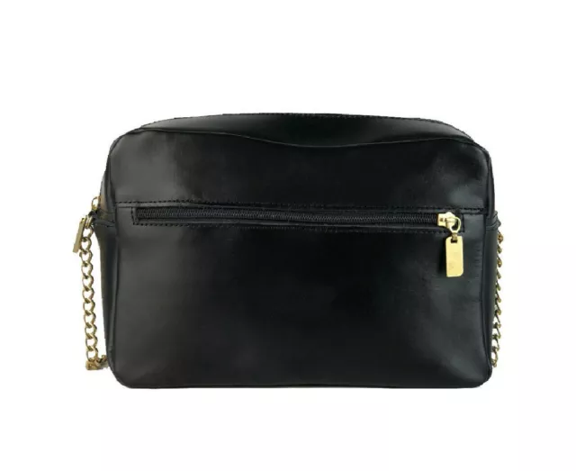 Bolso de piel negro para mujer, PIEL AUTÉNTICA, hecho en España