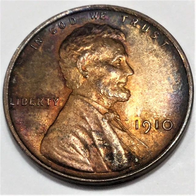 1910 Lincoln Wheat Cent Penny Beautiful Uncirculated Coin Rare Date