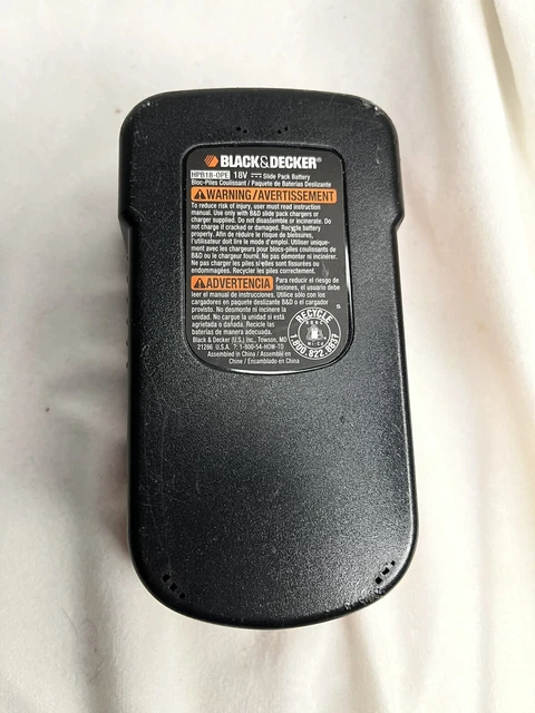 18V for Black & Decker HPB18 18 Volt 4.5Ah Battery /Charger HPB18-OPE  244760-00A