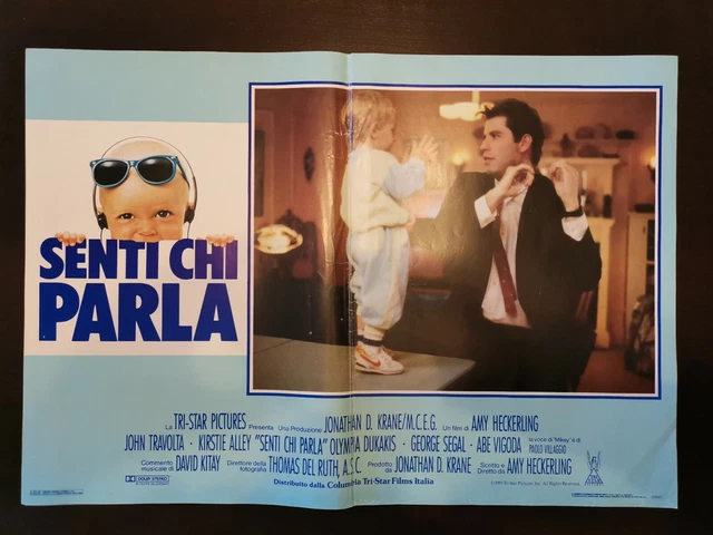 Senti Chni FOTOBUSTA SENTI CHI PARLA (1989) J.TRAVOLTA O.DUKAKIS K.ALLEY tipo ...