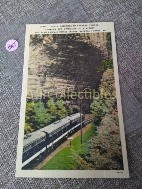 PBMT Train or Station Postcard Railroad RR SOUTH ENTRANCE TO NATURAL TUNNEL