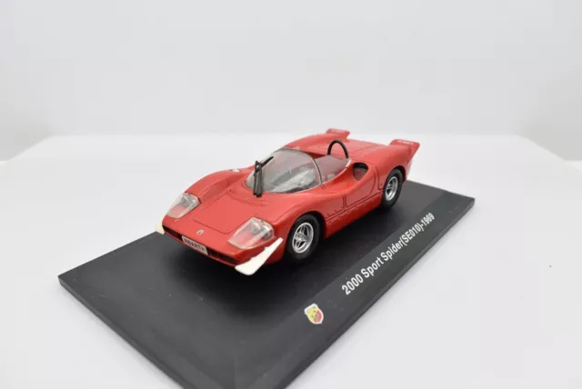 Model Car Abarth 2000 Sport Spider SE010 1:43 diecast vehicles collection