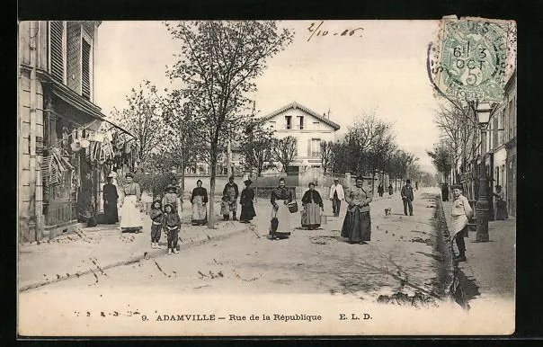 CPA Adamville, Rue de la Republique