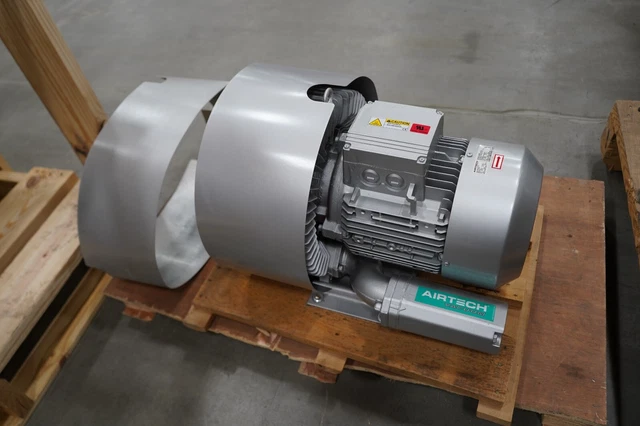 AirTech Vacuum Regenerative Blower, 11.5 HP, 208/230/460, 235 CFM