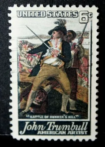 1968 John Trumbull Artist Single 6c Postage Stamp, Sc# 1361, MNH, OG