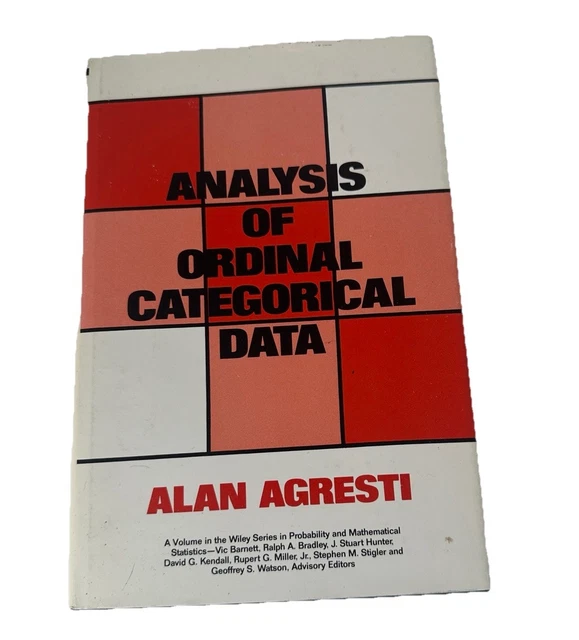 CATEGORICAL DATA ANALYSIS ALAN AGRESTI visual data 7