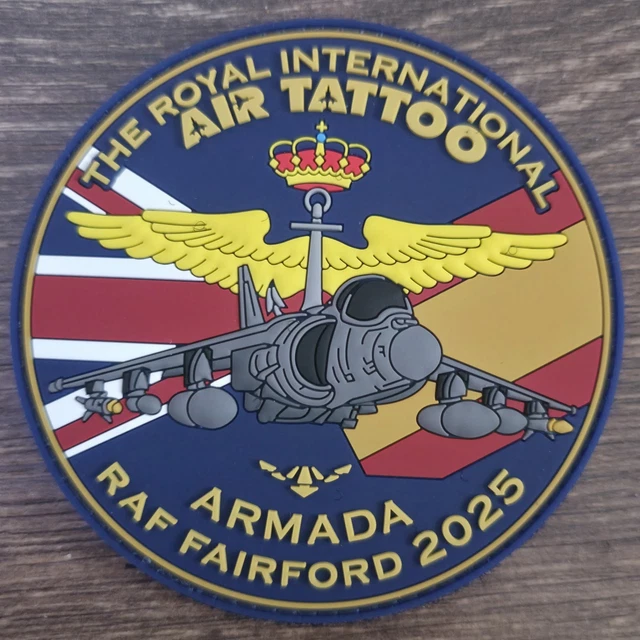*RARE* RAF FAIRFORD RIAT 2025 Spanish Armada Harrier Display Team 3D ...