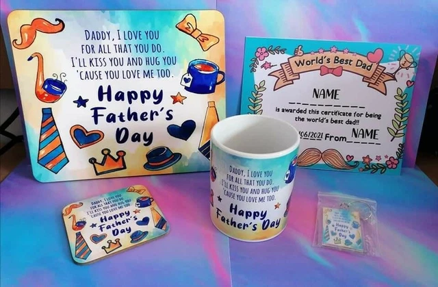 Personalised fathers day gifts