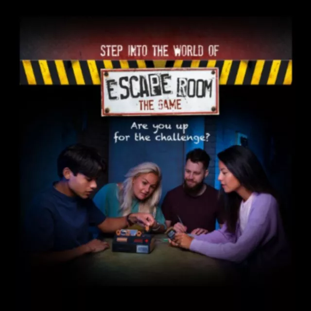 Escape Room the Game • 3 Thrilling Escape Rooms In One Box •  New • RRP £31.99