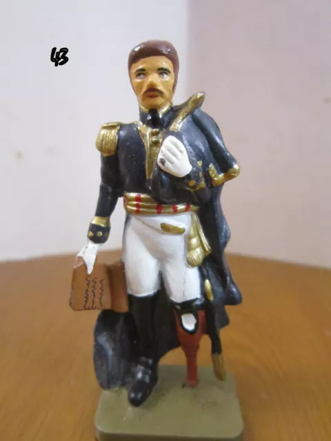 1/32 Figurine  43 Starlux Plomb General Daumesnil Napoleon Empire